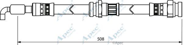 APEC BRAKING Bremžu šļūtene HOS4031